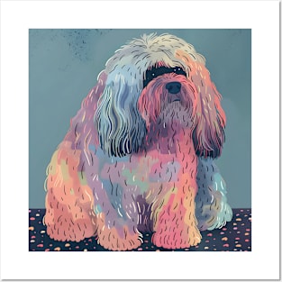 Retro Puli: Pastel Pup Revival Posters and Art